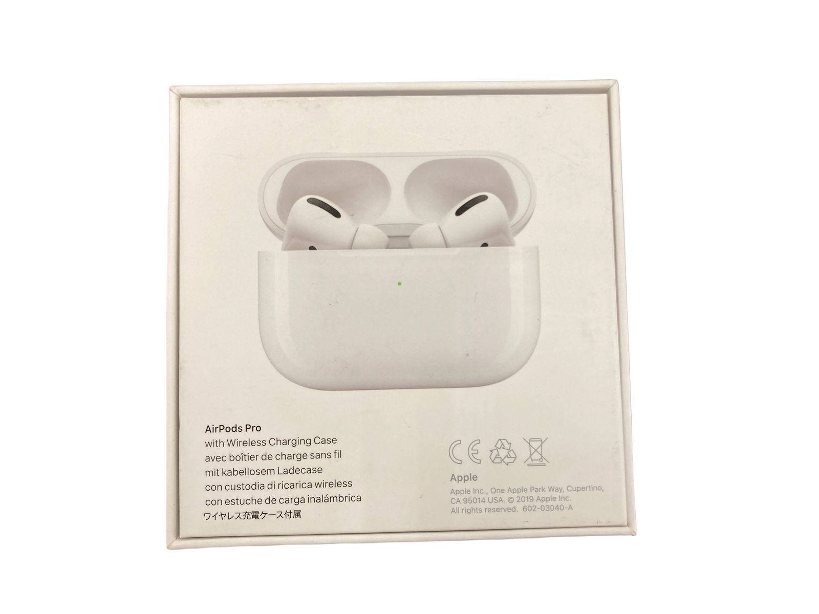 Apple(アップル) AirPods Pro with Wireless Charging Case 無線充電ケース MWP22J/A ホワイト  家電 /004