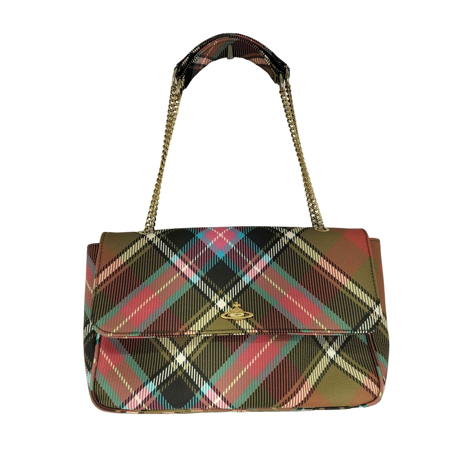 ヴィヴィアンウエストウッド Vivienne Westwood オーブ 2WAY タータン 