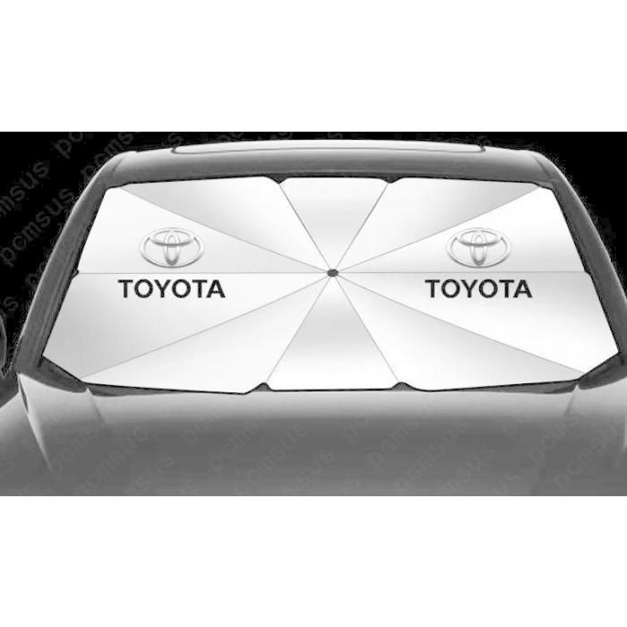 新品！79CM*145CM トヨタ Toyota ロゴ 車用 サンシェード 車 傘型 折りたたみ式 フロントガラス 日よけ パラソル 遮光 遮熱 全車種対応