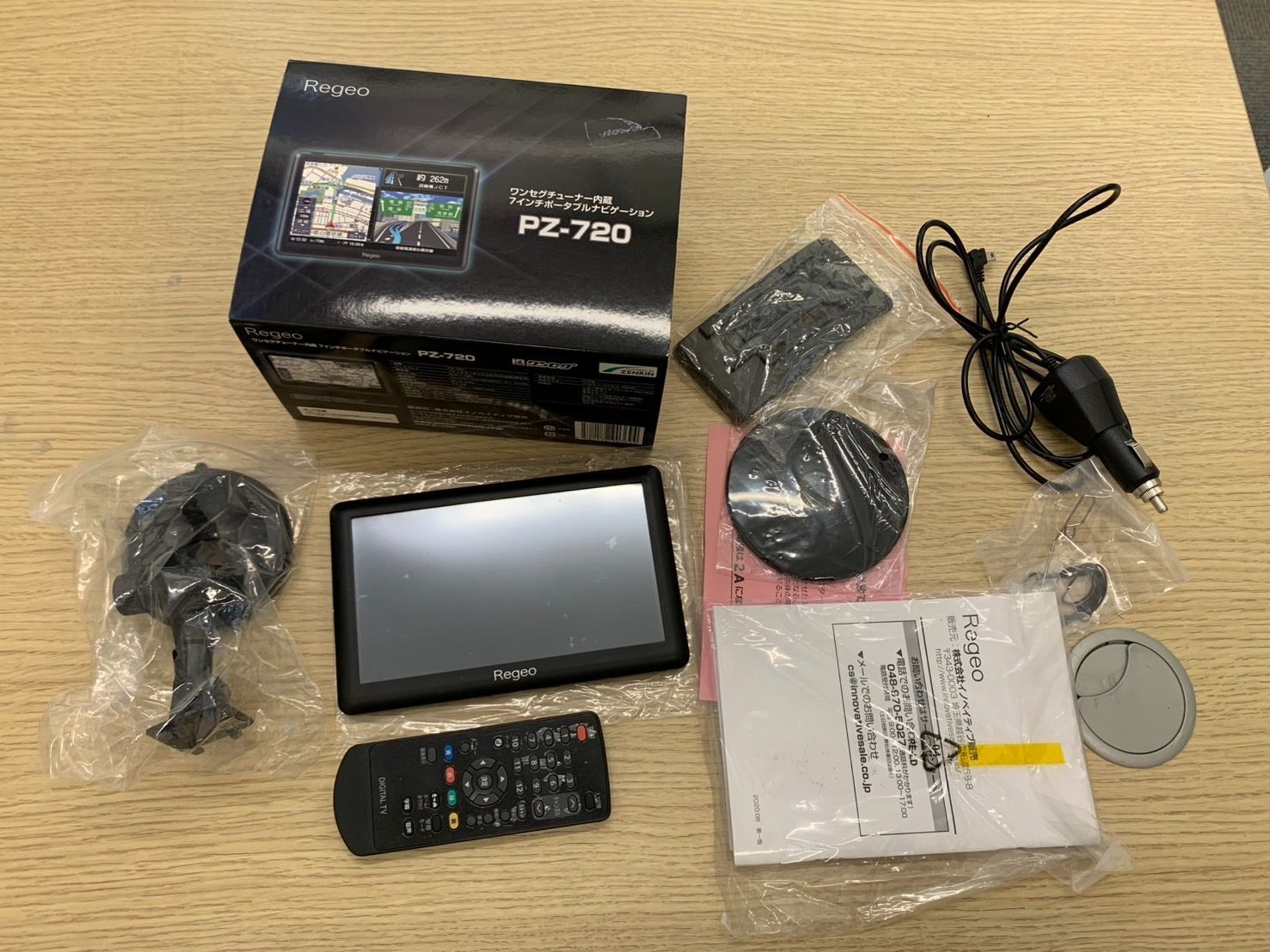カーナビ Regeo 12/24v 新品（Regeo PZ-720 カーナビ - メルカリ）