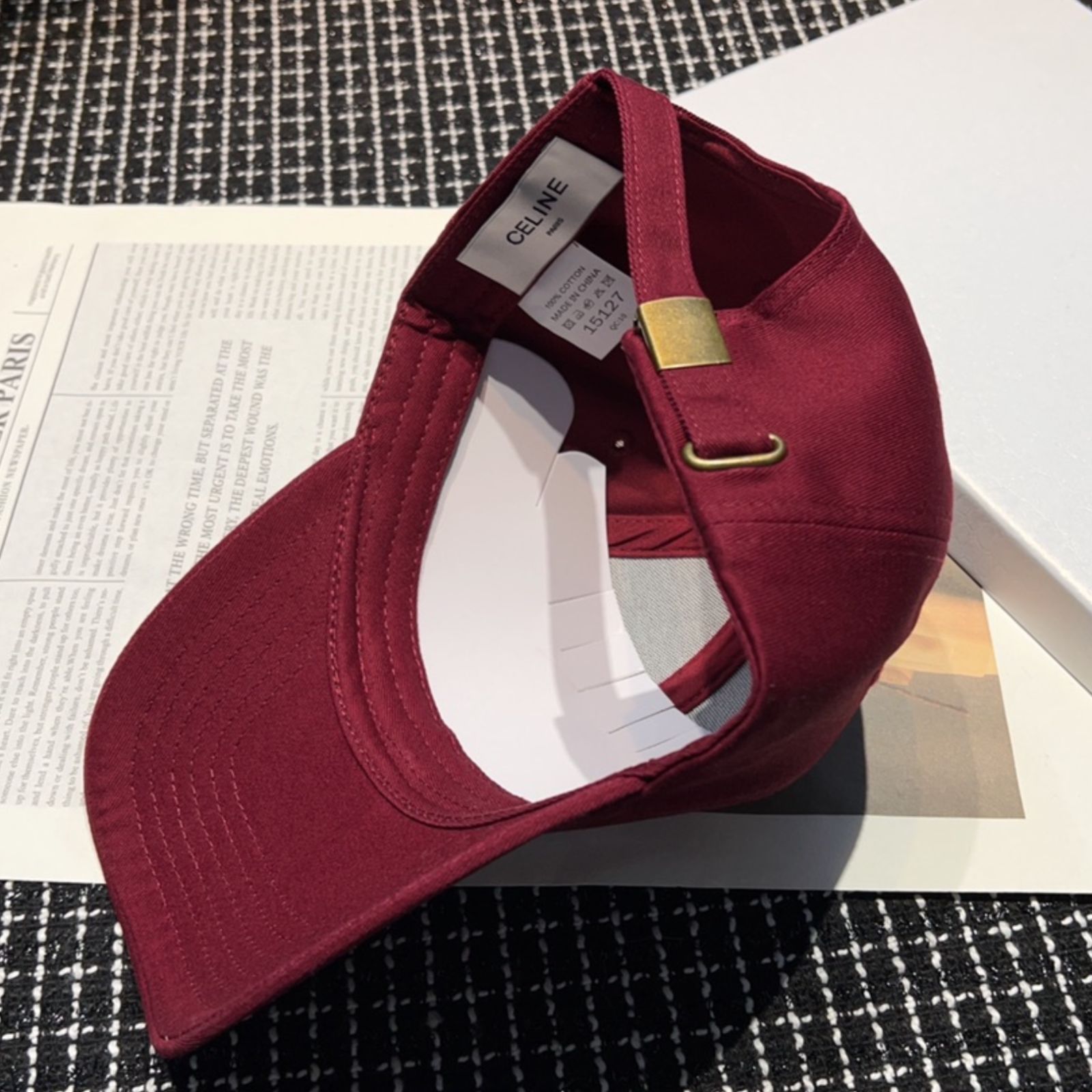 2024年 新品 未使用 セリーヌ CELINE CAP キャップ 刺繡 野球 ロゴ 男女兼用 超人気 キャップ ベースボール - メルカリ