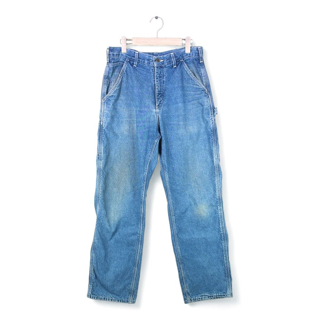 90s カーハート USA製 デニム ヴィンテージペインターパンツ 裏地