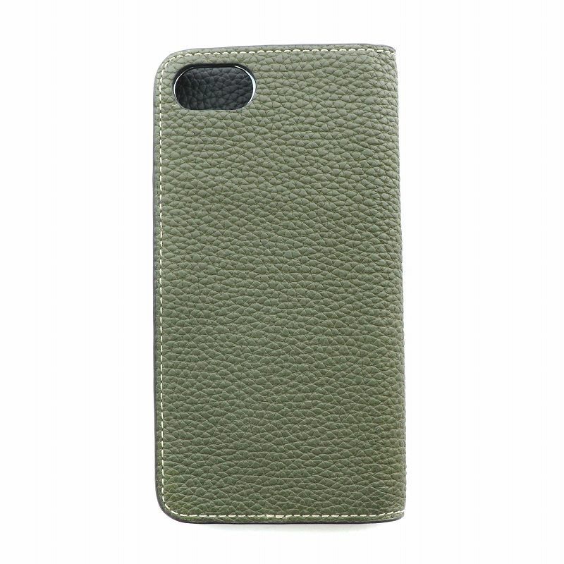 ボナベンチュラ BONAVENTURA DIARY CASE ダイアリーケース iPhone SE 8 7 6s 6 アイフォンケース スマホケース 手帳型 レザー カーキ 黒 ブラック /BB ■OF