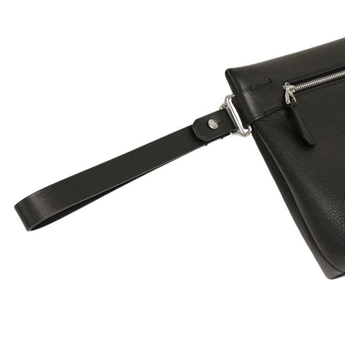 ダンヒル dunhill 1893 ハーネス ジップポーチ ぺブルレザー