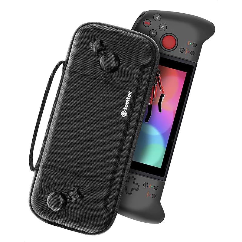 tomtoc 収納ケース ホリ グリップコントローラー専用 Nintendo Switch対応 ハードケース 有機ELモデル対応