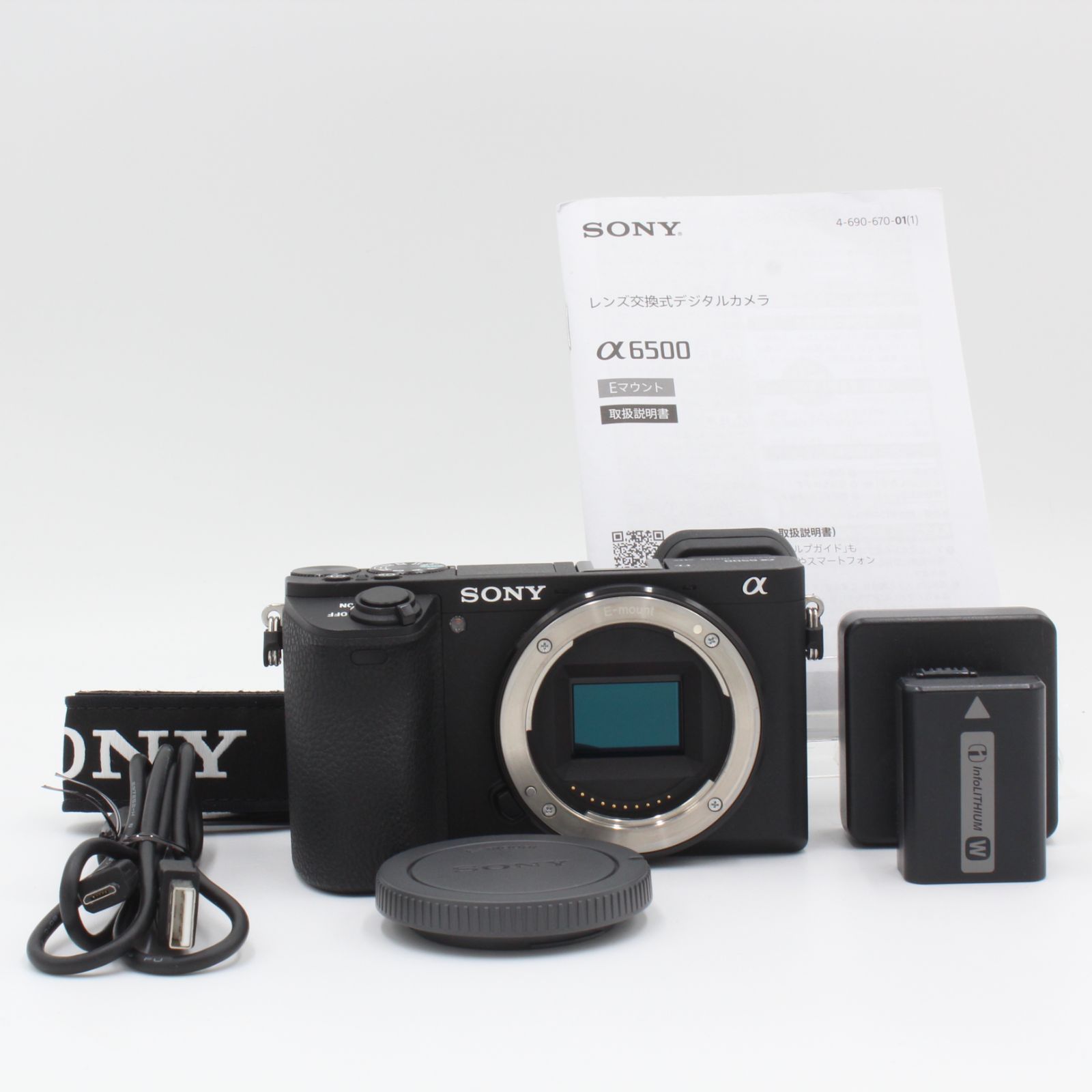 わずか2369ショットの□ほぼ新品□ SONY α6500 ボディ ILCE-6500#30001 - メルカリ