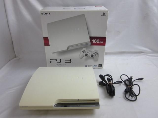  中古品 ゲーム プレイステーション3 PS3本体 CECH-2500A クラシックホワイト 動作品 コントローラー 周辺機器 箱あり