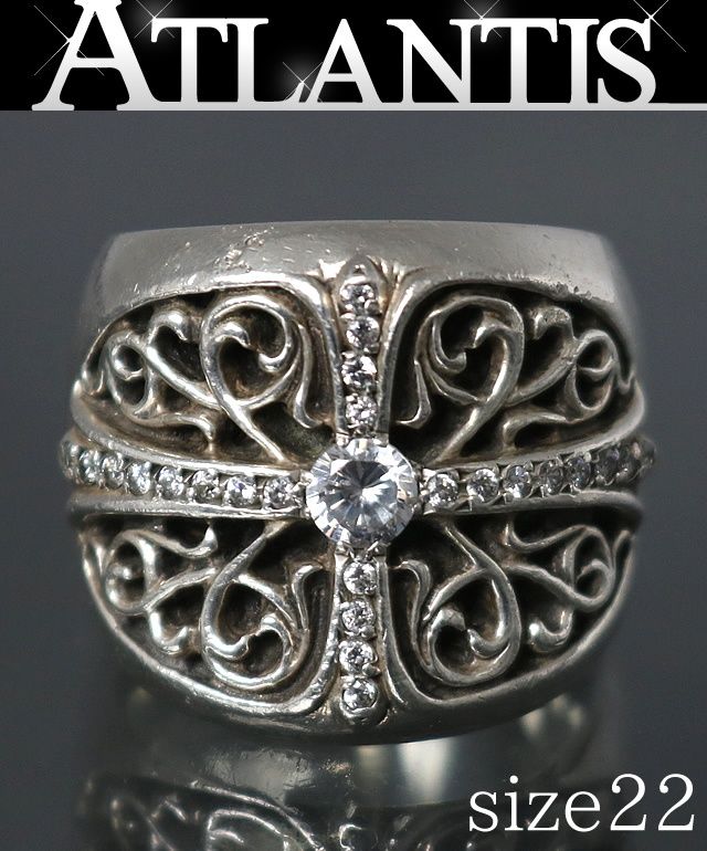 Chrome Hearts クラシックオーバルクロスリング 22号 Chrome Hearts