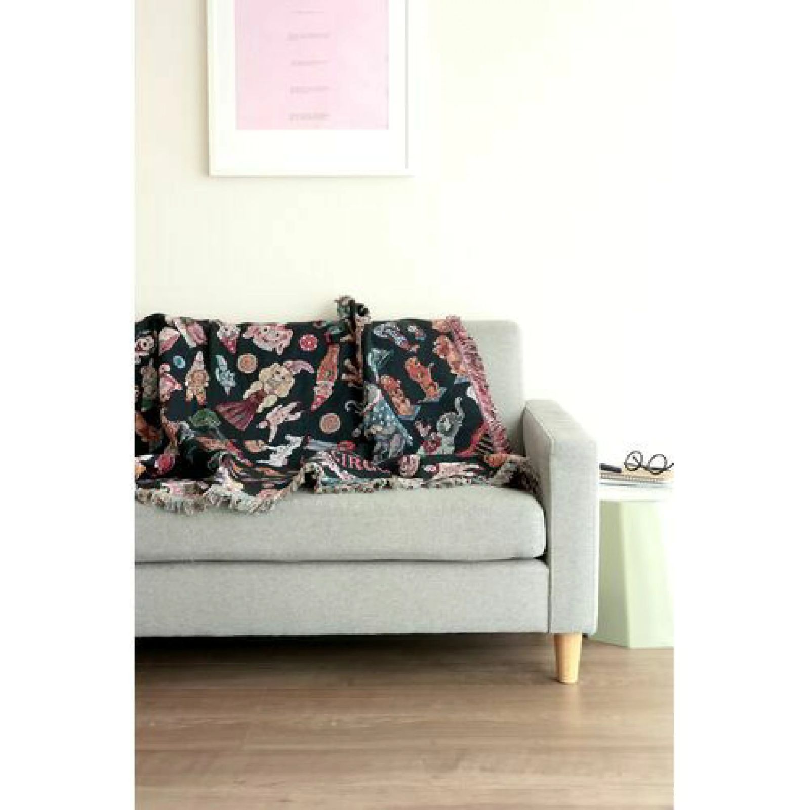 スローケット Cotton throw Circus グリーン スローケット Cotton throw Circus グリーン - メルカリ