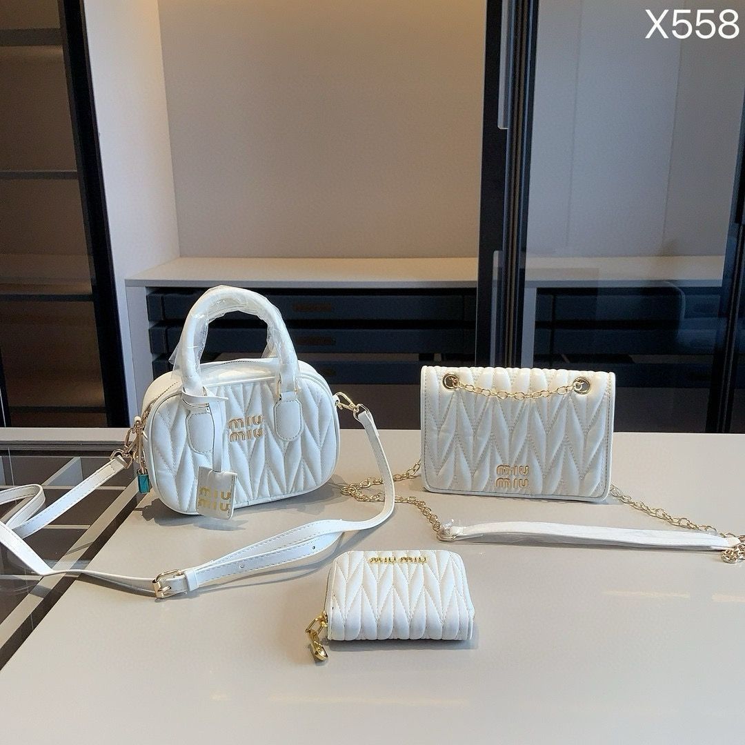 miu MIUMIU ミュウミュウ フラワー トートバッグ 2WAY ネイビー