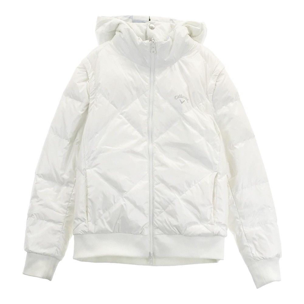 キャロウェイ ダウンジャケット　L キャロウェイ ダウンジャケット ホワイト L 袖取り外し可 2WAY