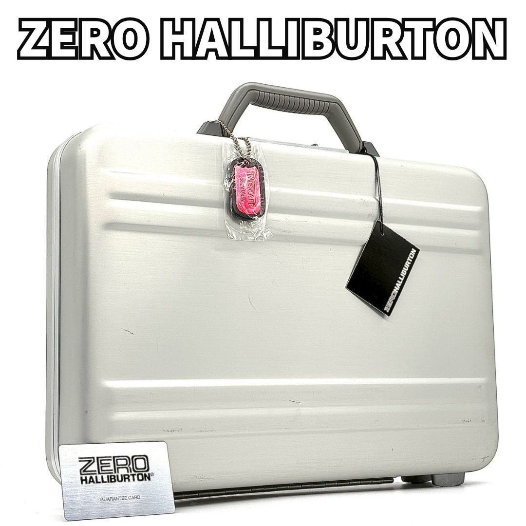 プロフェッショナルの象徴 ZERO HALLIBURTON ゼロハリバートン アタッシュケース ビジネスバッグ アルミ A4収納 ダイヤルロック メンズ シルバー