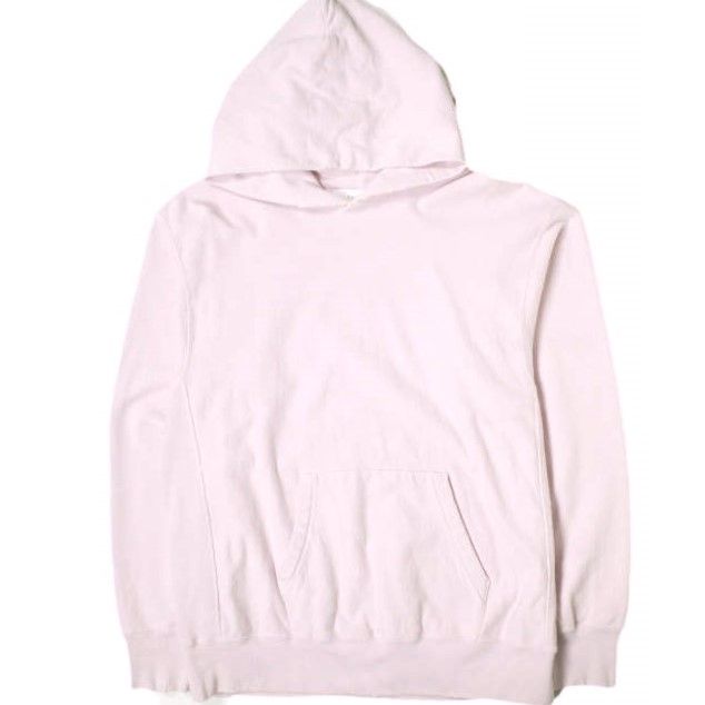 UN アンユーズド 21SS Damage Hoodie Sweat ダメージ加工スウェットプルオーバーパーカー US2009 1 PINK 裏毛 トップス g20285