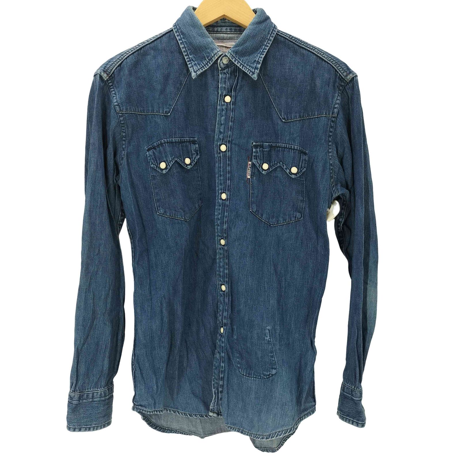 ブルーブルーハリウッドランチマーケット BLUE BLUE H.R.MARKET デニムウエスタンシャツ メンズ JPN：2 