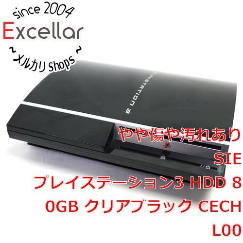 bn 12 SONY プレイステーション3 80GB クリアブラック CECHL00 コントローラーなし