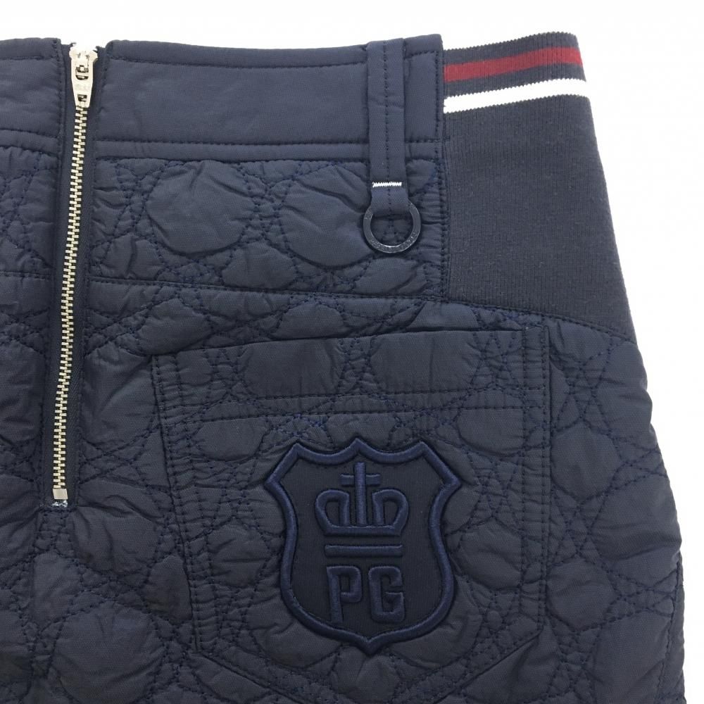 PEARLY GATES ネイビー キルティングスカート