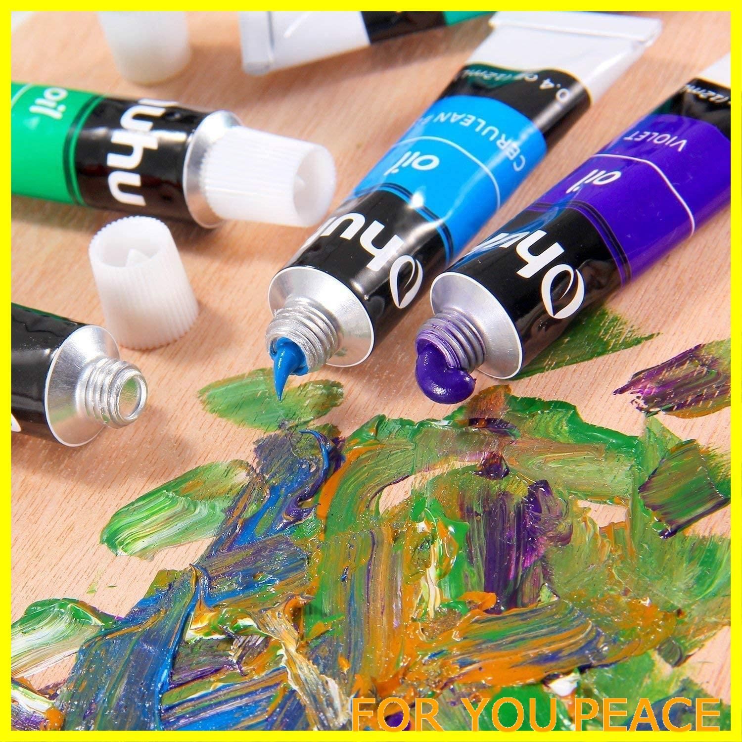 Ohuhu 油絵具 セット 24色 油絵 油絵の具 絵の具 絵画 画材