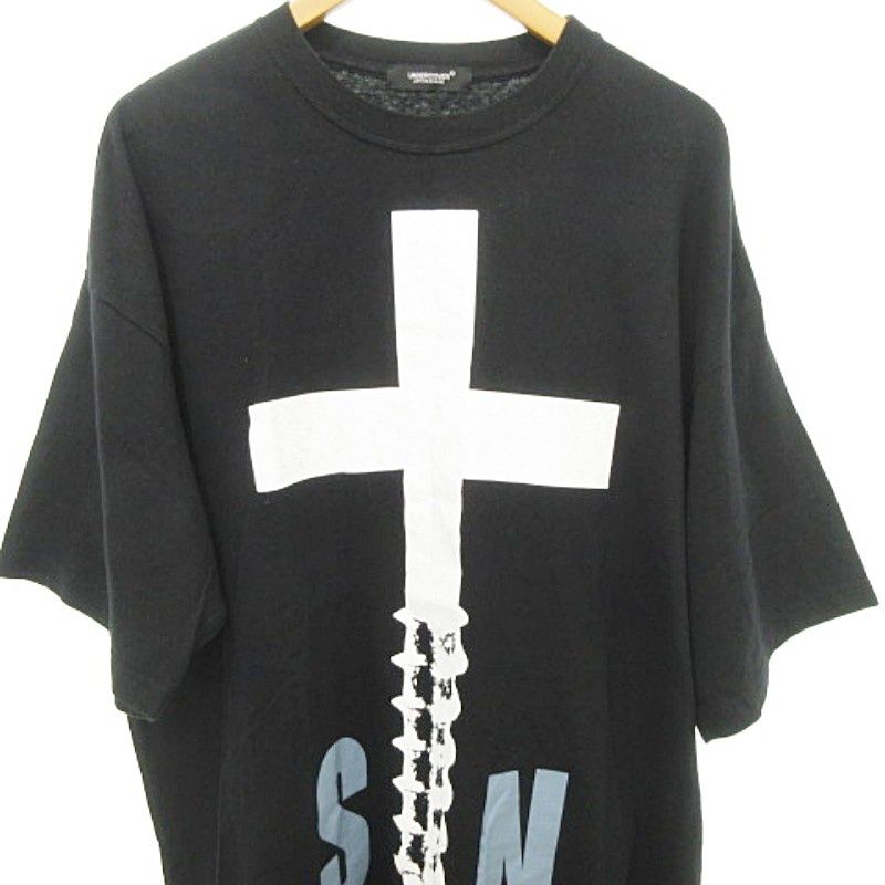 アンダーカバー UNDERCOVER 美品 24SS BIG TEE CROSS SCREW SN T