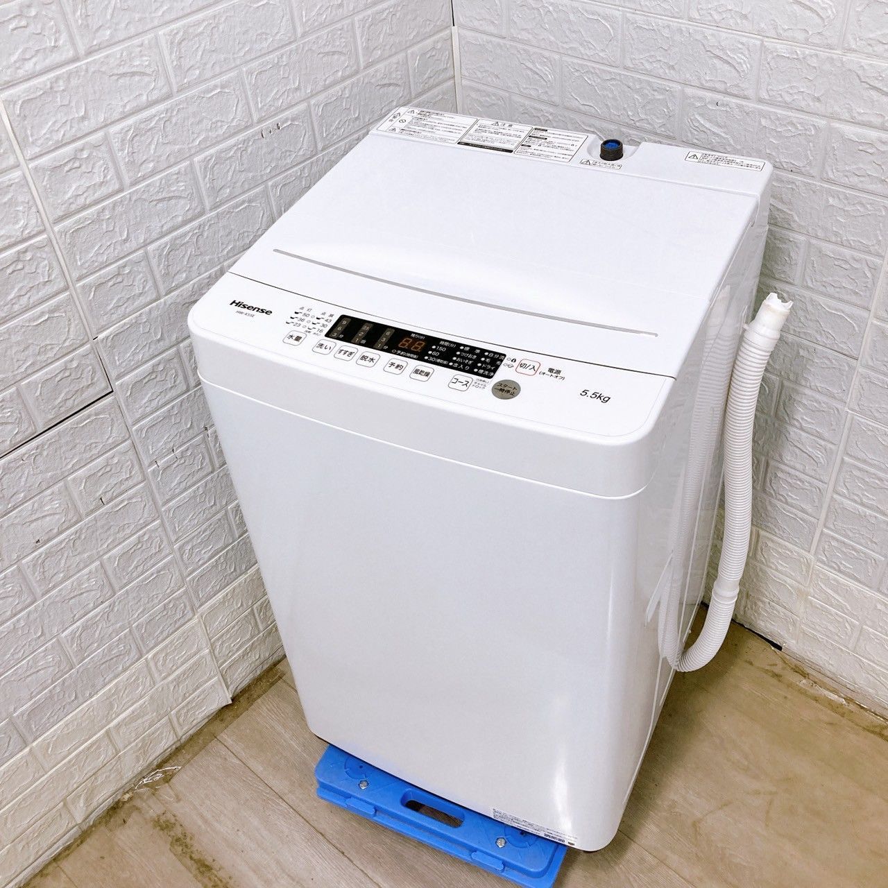 T04252 ハイセンス 5.5kg 洗濯機 一人暮らし 小型 ✨2020年製✨863番 