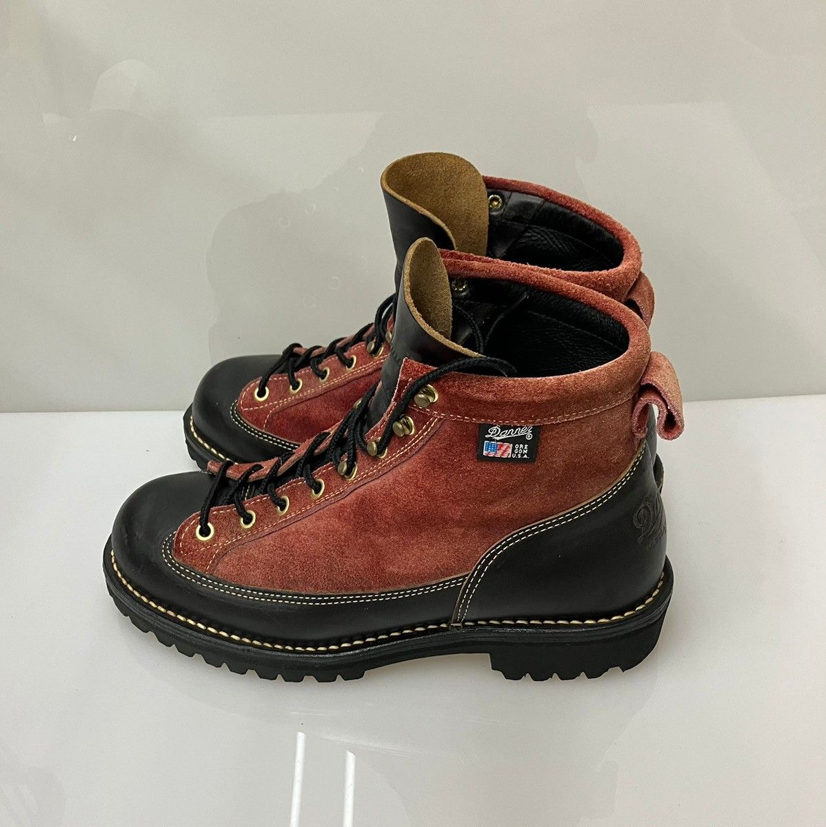 ダナー Danner bismarck 300足限定 USA製 7 1/2 8/2 D4209 メンズ靴 ブーツ エンジニア ロゴ ブラウン  201-shoes665 - メルカリ