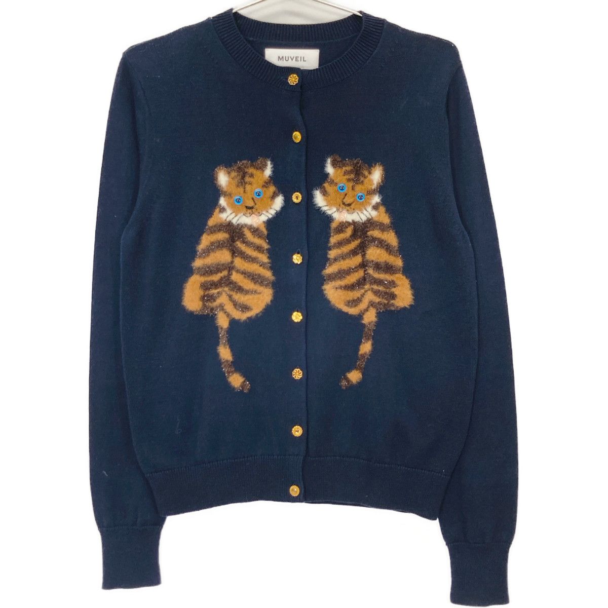 MUVEIL ミュベール MA202KCD003 ﾈｲﾋﾞｰ ﾀｲｶﾞｰ ｶｰﾃﾞｨｶﾞﾝ 36 - メルカリ 