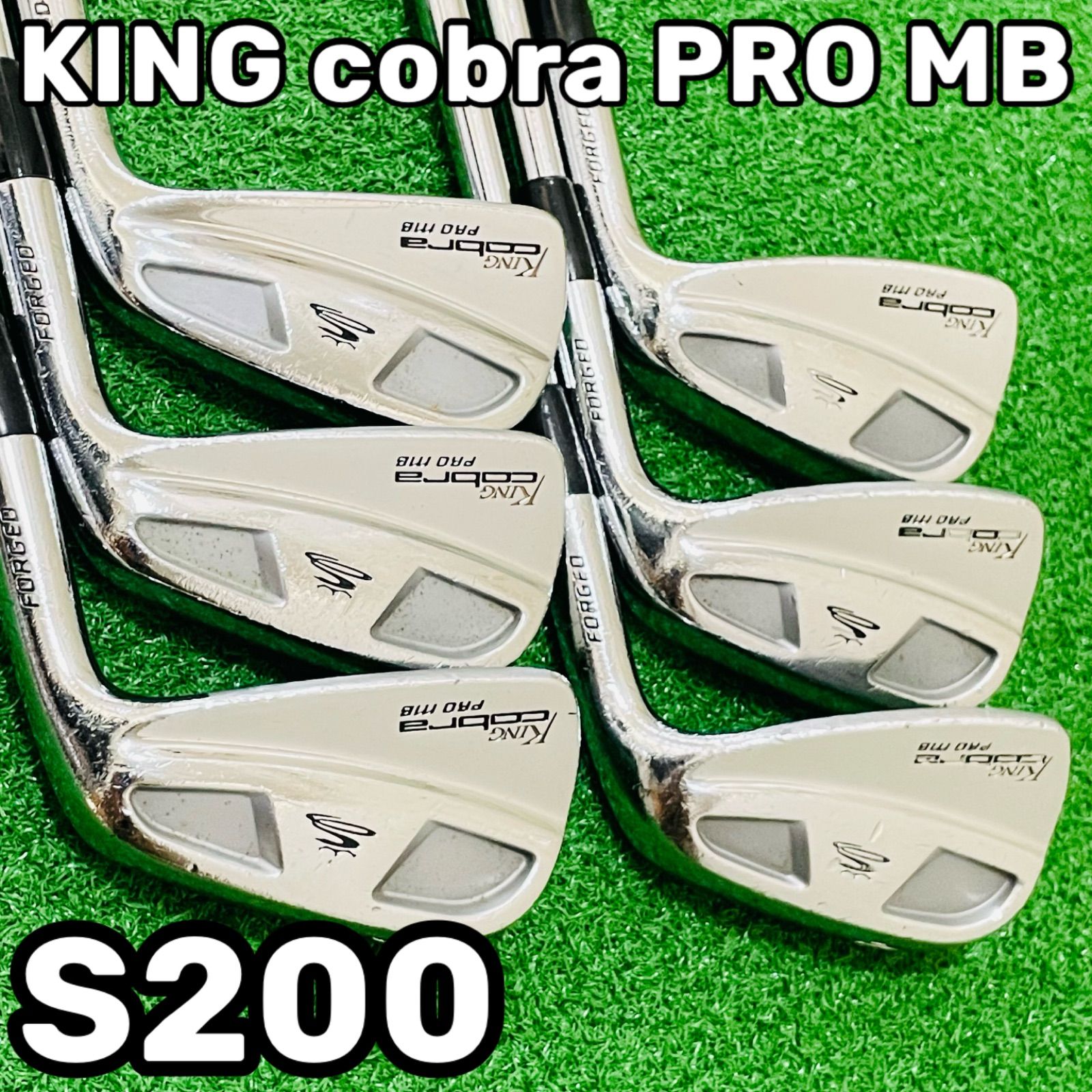 9119 KING cobra PRO MB コブラ マッスルバック 6本 9119 KING cobra PRO MB コブラ マッスルバック 6本 KING CB/MB