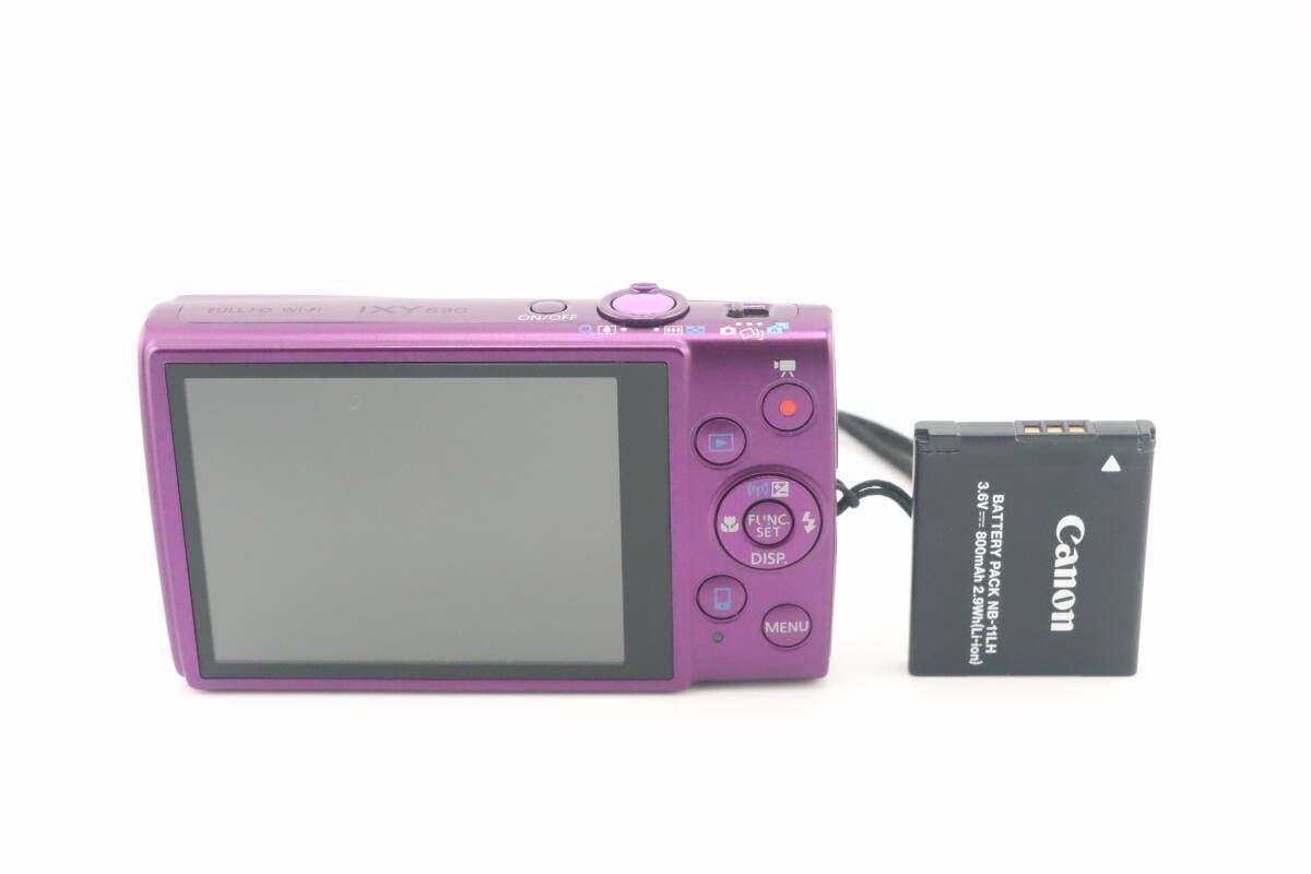 ☆美品☆キヤノン CANON IXY 630 PC2052 パープル コンパクトデジタル