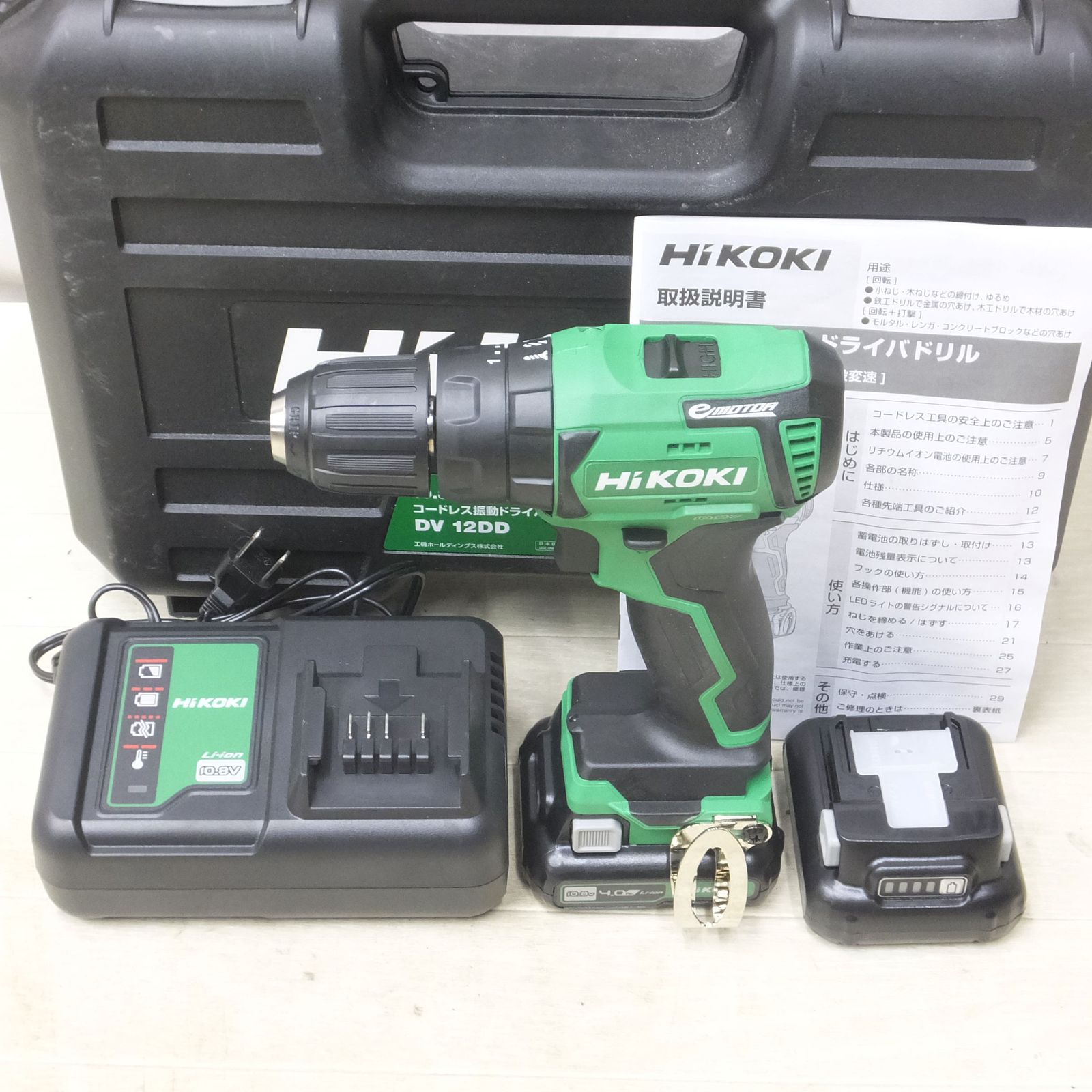 送料無料]◇HIKOKI ハイコーキ コードレス振動ドライバドリル DV12DD 