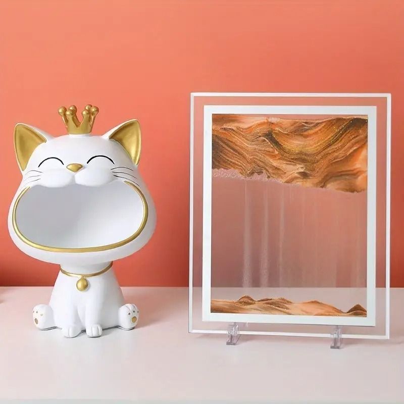 流砂絵画 3D ダイナミック装飾 正方形砂時計 ミラー おしゃれ お洒落 リビングルーム デスクトップ ワインキャビネット オフィス 飾り インテリア置物 インテリア装飾 男女ギフト プレゼント 贈り物