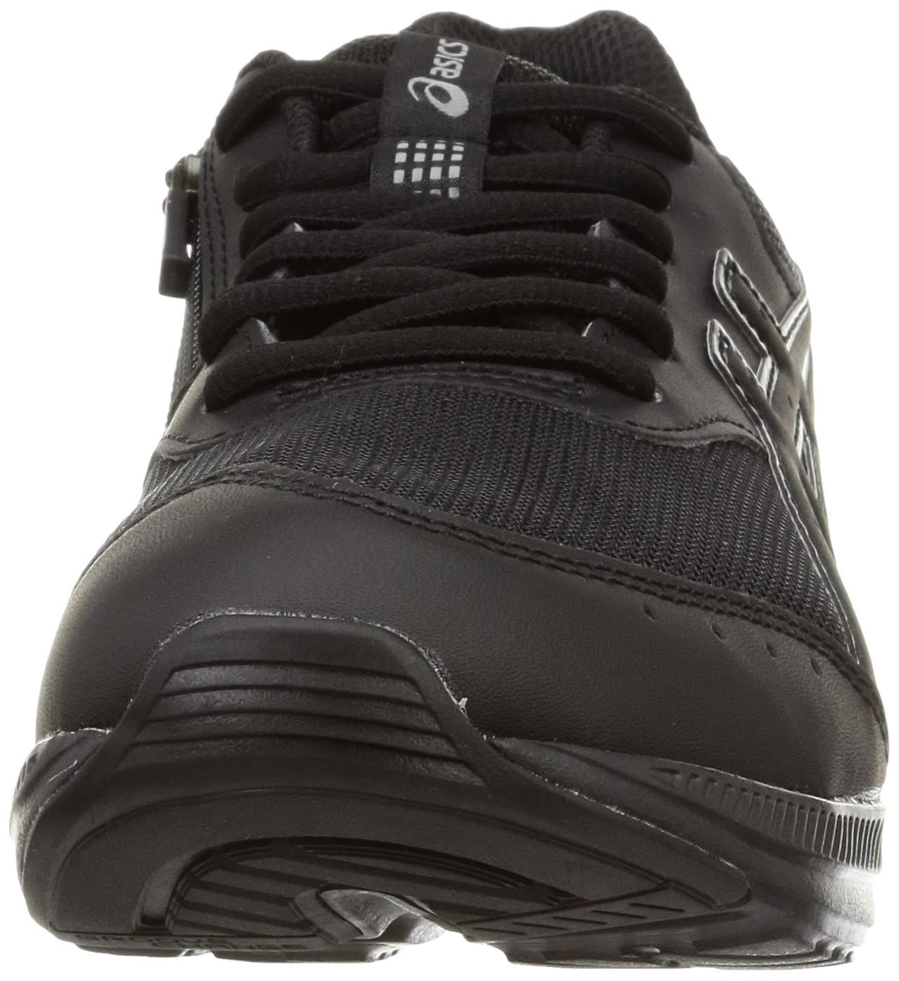 ブラック スポーツ シューズ スパイク 即日発送】エキストラワイド ファスナー付きスニーカー ゲルファン