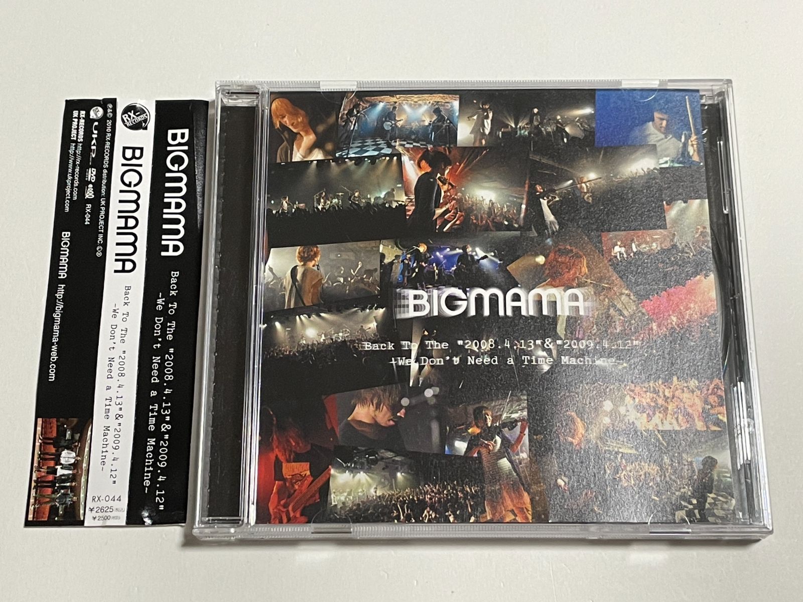 DVD BIGMAMA『Back To The”2008.4.13”＆”2009.4.12”～We Don’t Need a Time  Machine～』