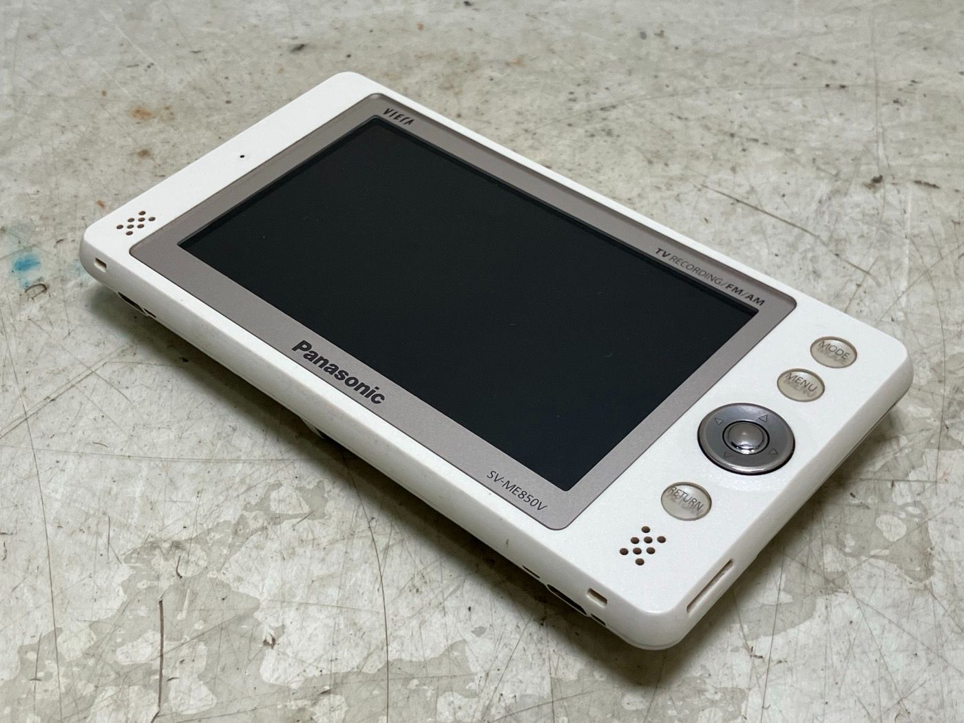 Panasonic SV-ME850V-W 概要 ポータブルワンセグテレビ SV-ME850V