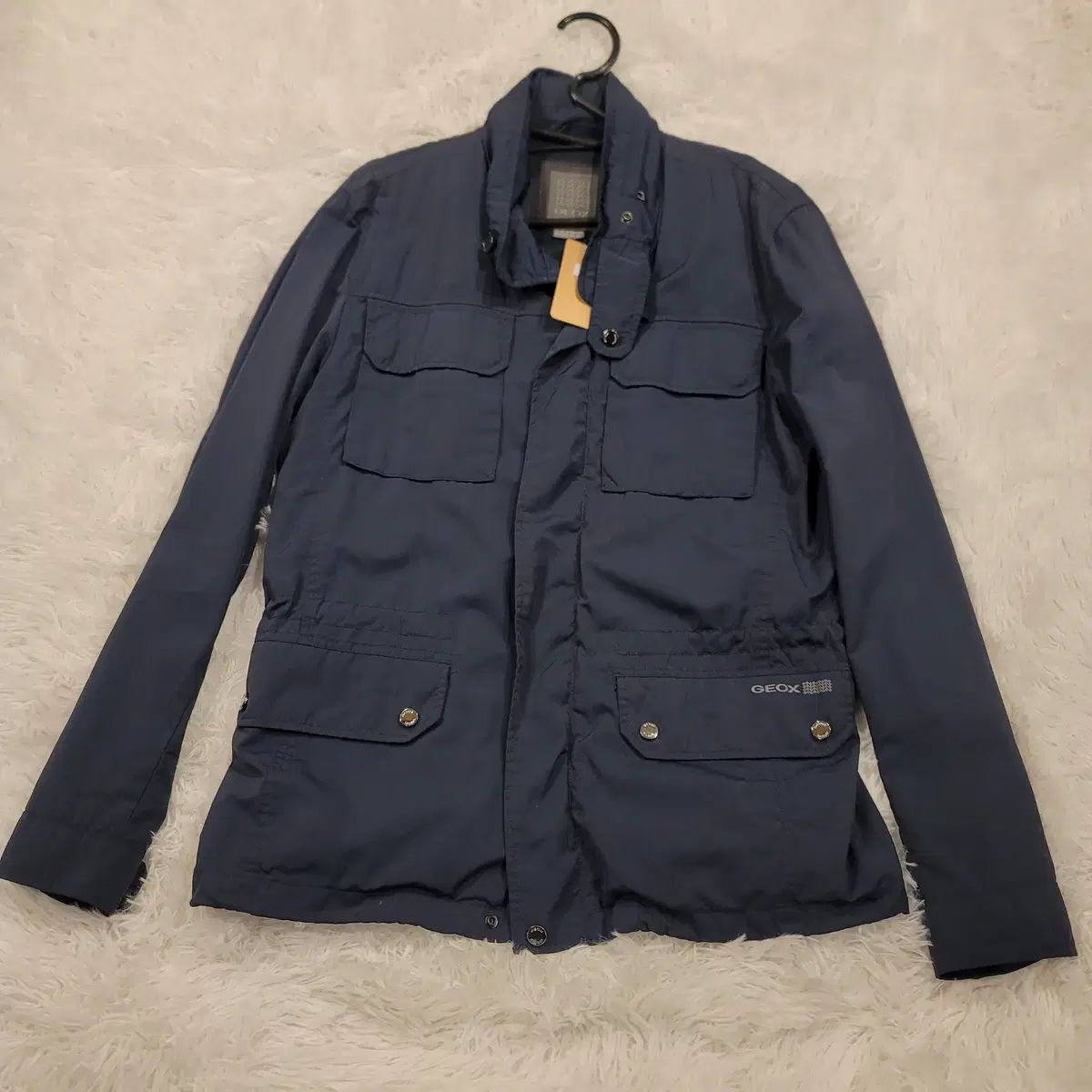 【雷市場（ポンジャン）商品韓国直送】 （ GEOX ) ネイビー マウンテンパーカー ジャケット 56 ※ 78