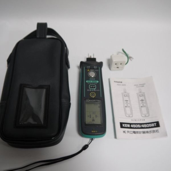 共立電気計器 コンセントテスタ KEW4505BT Bluetooth搭載
