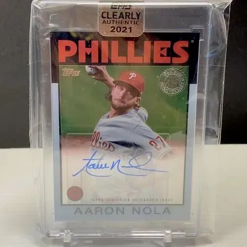 topps アーロン・ノラ 直書きサイン 1of1 topps アーロン・ノラ 直書き