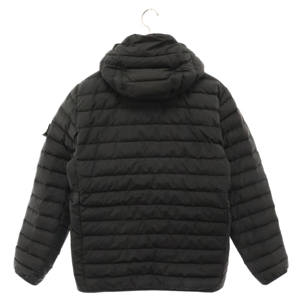 STONE ISLAND (ストーンアイランド) 21AW Garment Dyed Down Jacket ジップアップ フーディ ダウン ジャケット  ブラック 751542725 - メルカリ