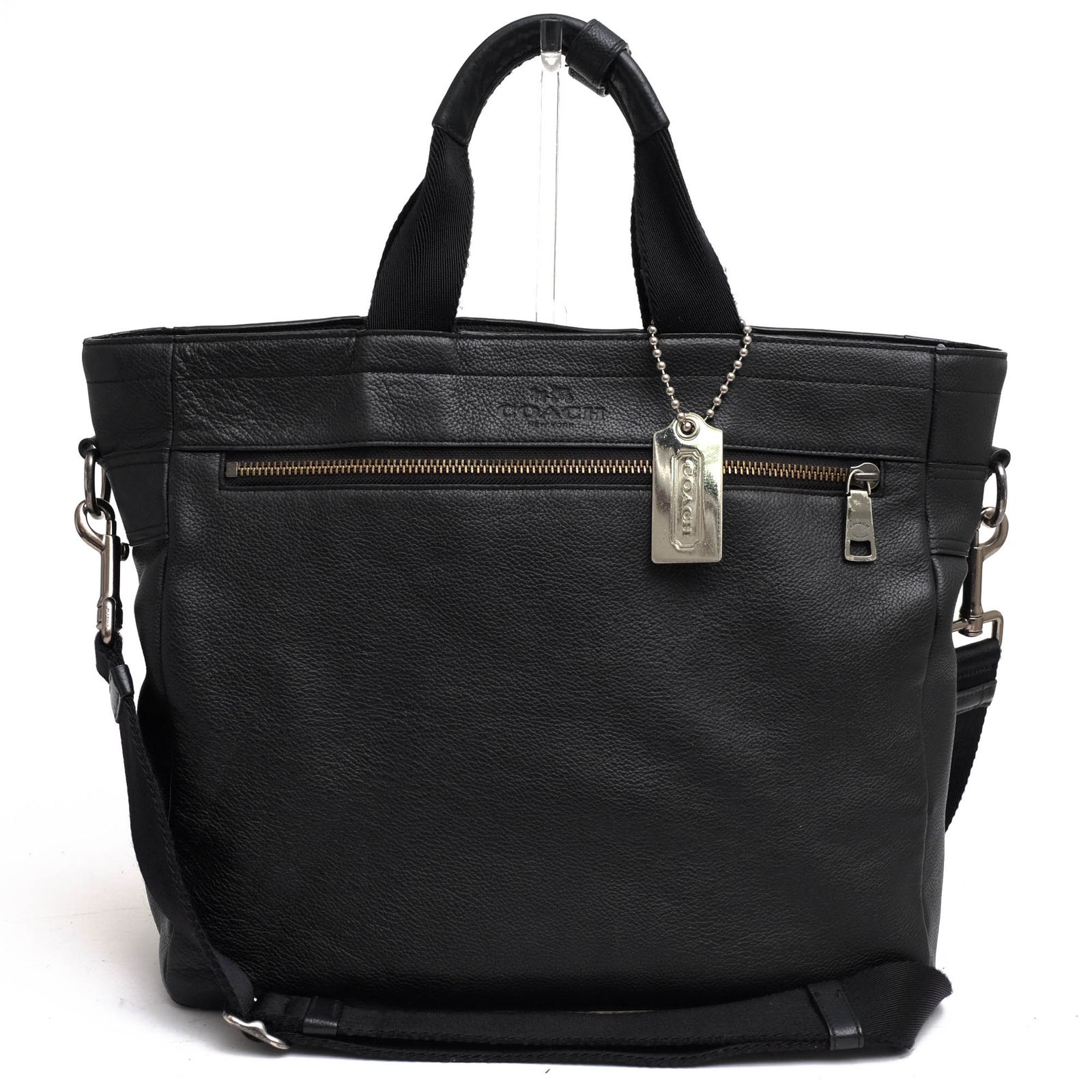 COACH 黒 レザー トートバッグ COACH - オールドコーチ 本革レザー トート バッグ / COACH