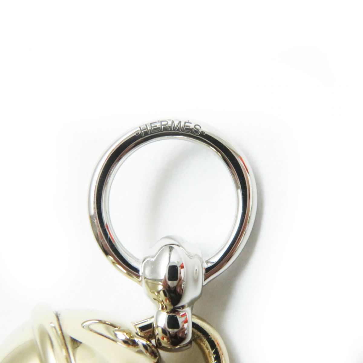 HERMES エルメス スカーフリング ツイリーリング ベル 鈴 シルバー 極美品◎イタリア製 HERMES エルメス ベル／鈴 スカーフリング