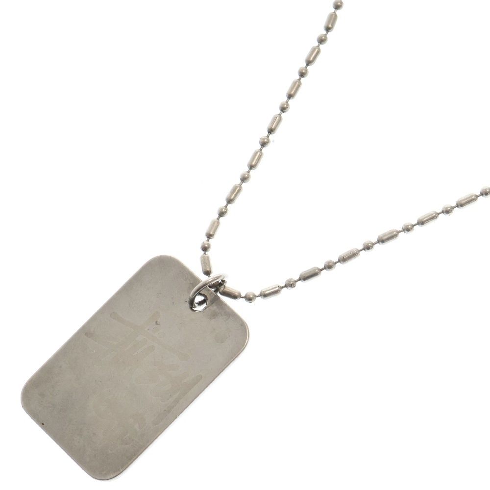 STUSSY Peace & Prosperity ドッグタグネックレス STUSSY (ステューシー) DOG TAG PEACE AND PROSPERITY ドッグタグ