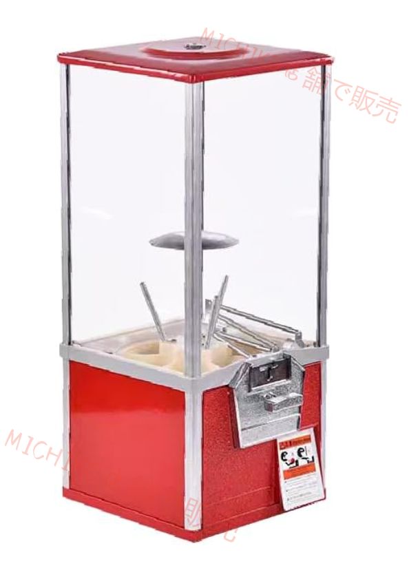 ガチャマシン 100円硬貨用 業務用 ガチャガチャ 本体 660 270 300mm レトロ カプセルマシン イベント ガチャガチャ カプセル45㎜～55㎜対応