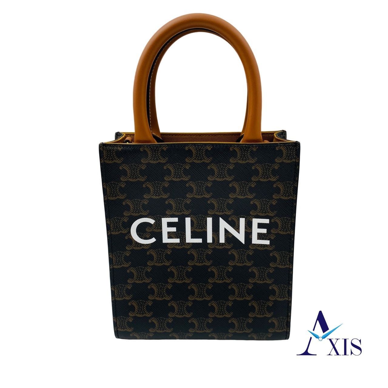 CELINE セリーヌ ミニバーティカルカバ トリオンフ タン ショルダー