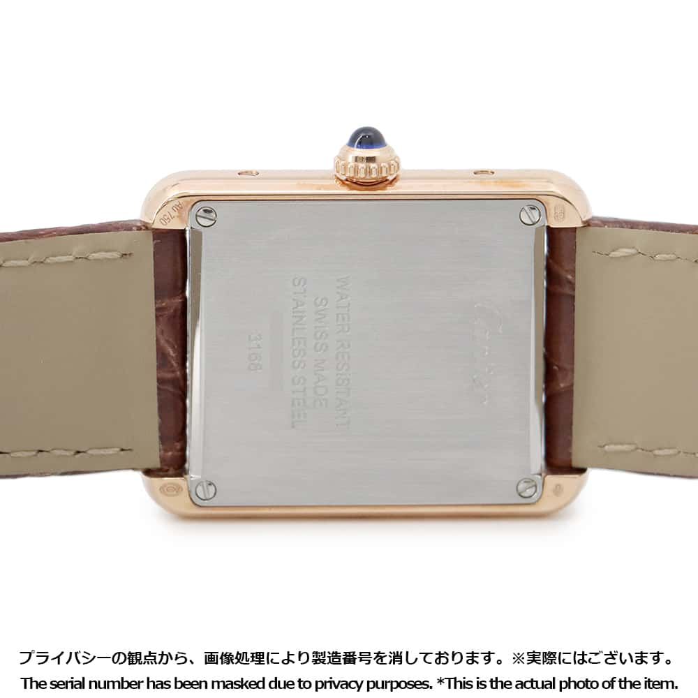 カルティエ タンクソロ SM W5200024 Cartier シルバー文字盤 カルティエ Cartier W5200024 タンクソロSM シルバー文字盤