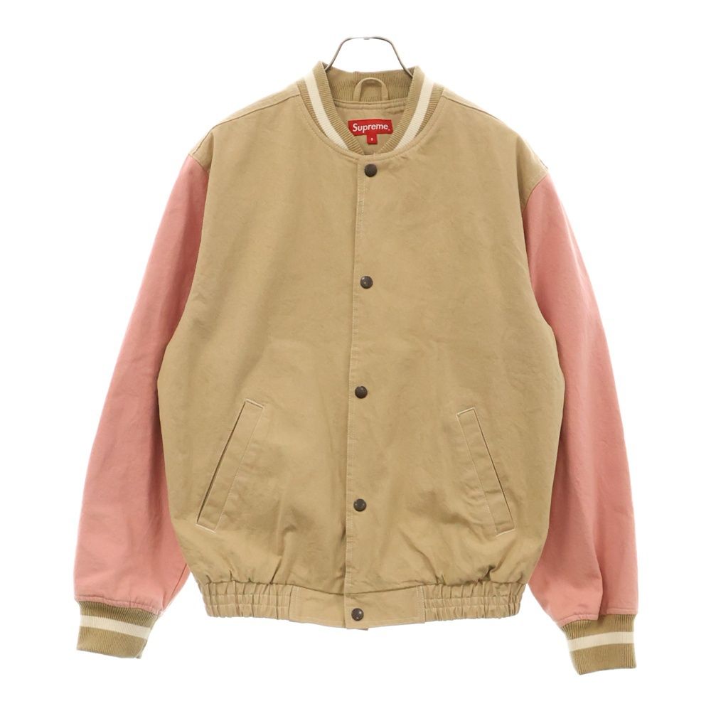SUPREME (シュプリーム) 18SS Denim Varsity Jacket ロゴ刺繍