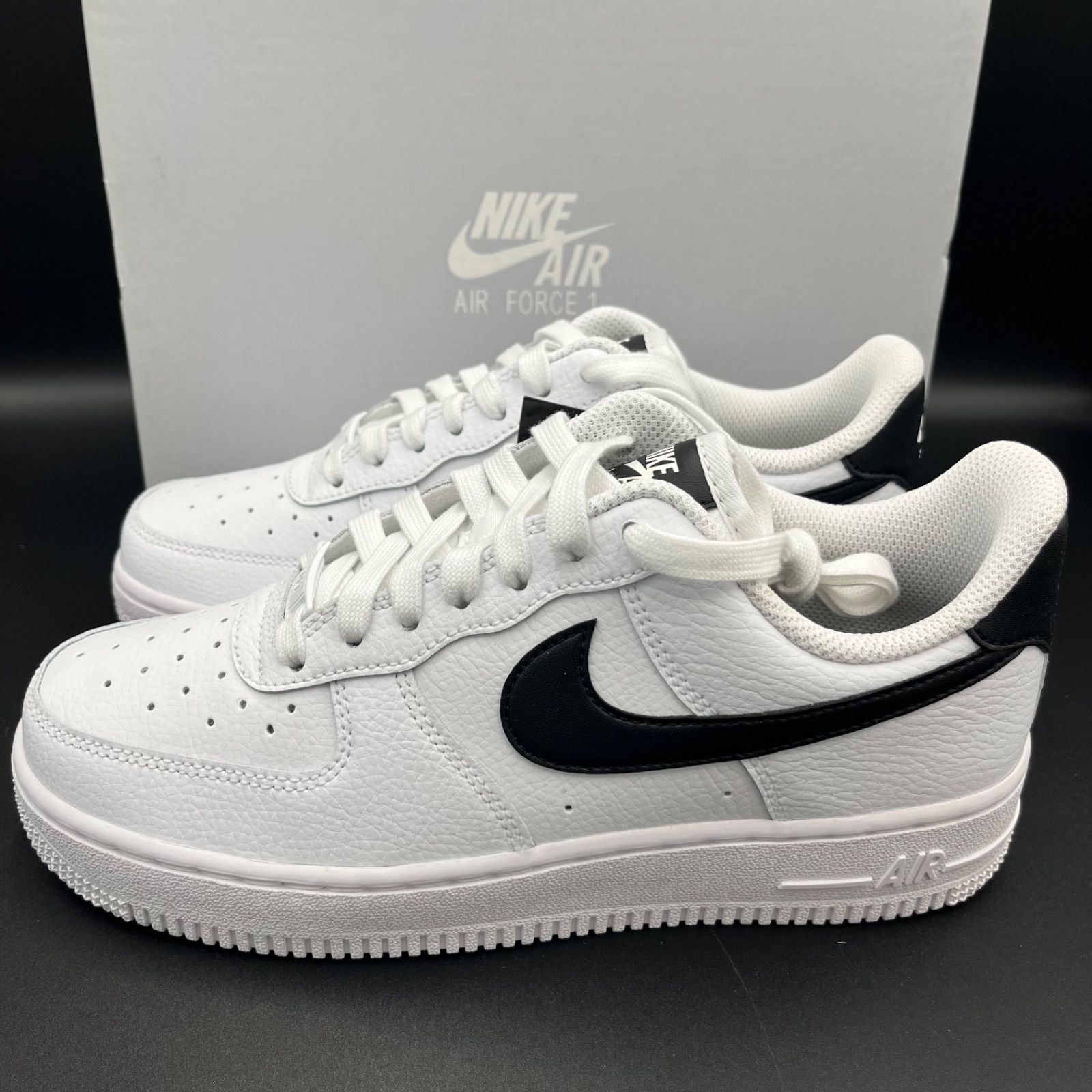 24cm Nike Women s Air Force 1 Low 07 White|Black ナイキ ウィメンズ エアフォース1 ロー 07 ホワイト|ブラック DD8959-103 スニーカー