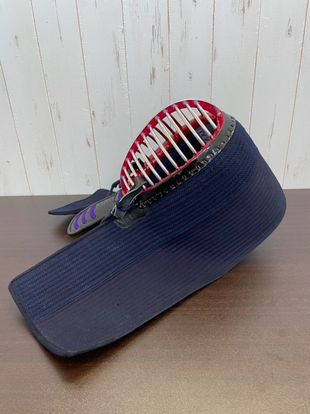 剣道道具 a338☆剣道防具☆面単品☆幼年用☆つむじ60.5☆面金12本☆内輪が