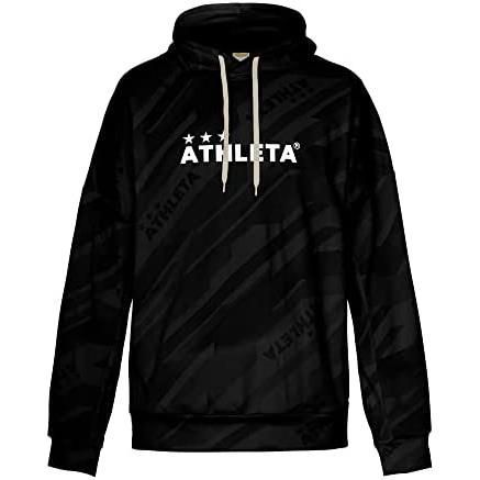 アスレタ(ATHLETA) ジャガードスウェットパーカー Oサイズ ブラック(70) 03370