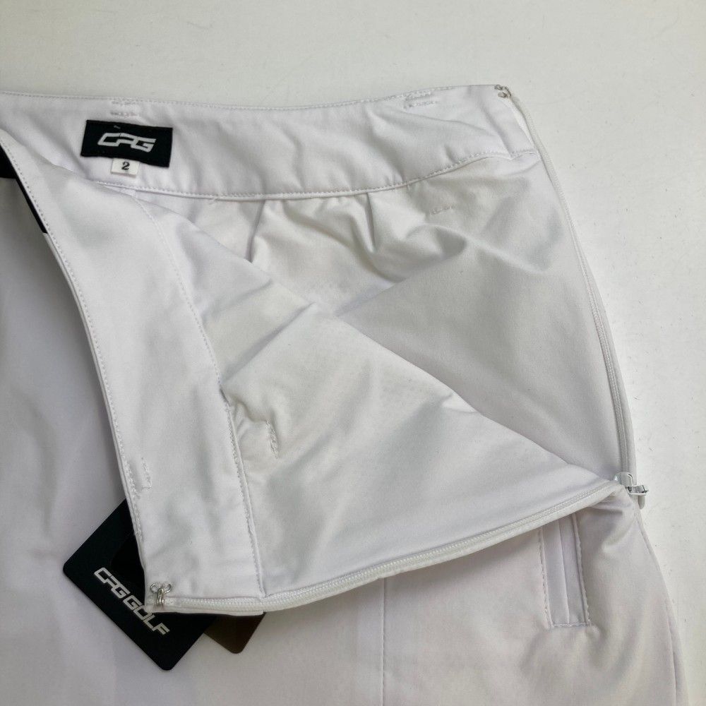 CPG GOLF ゴルフ スカート サイズ2 CPG GOLF シーピージーゴルフ スカート レッド系 2 ゴルフウェア