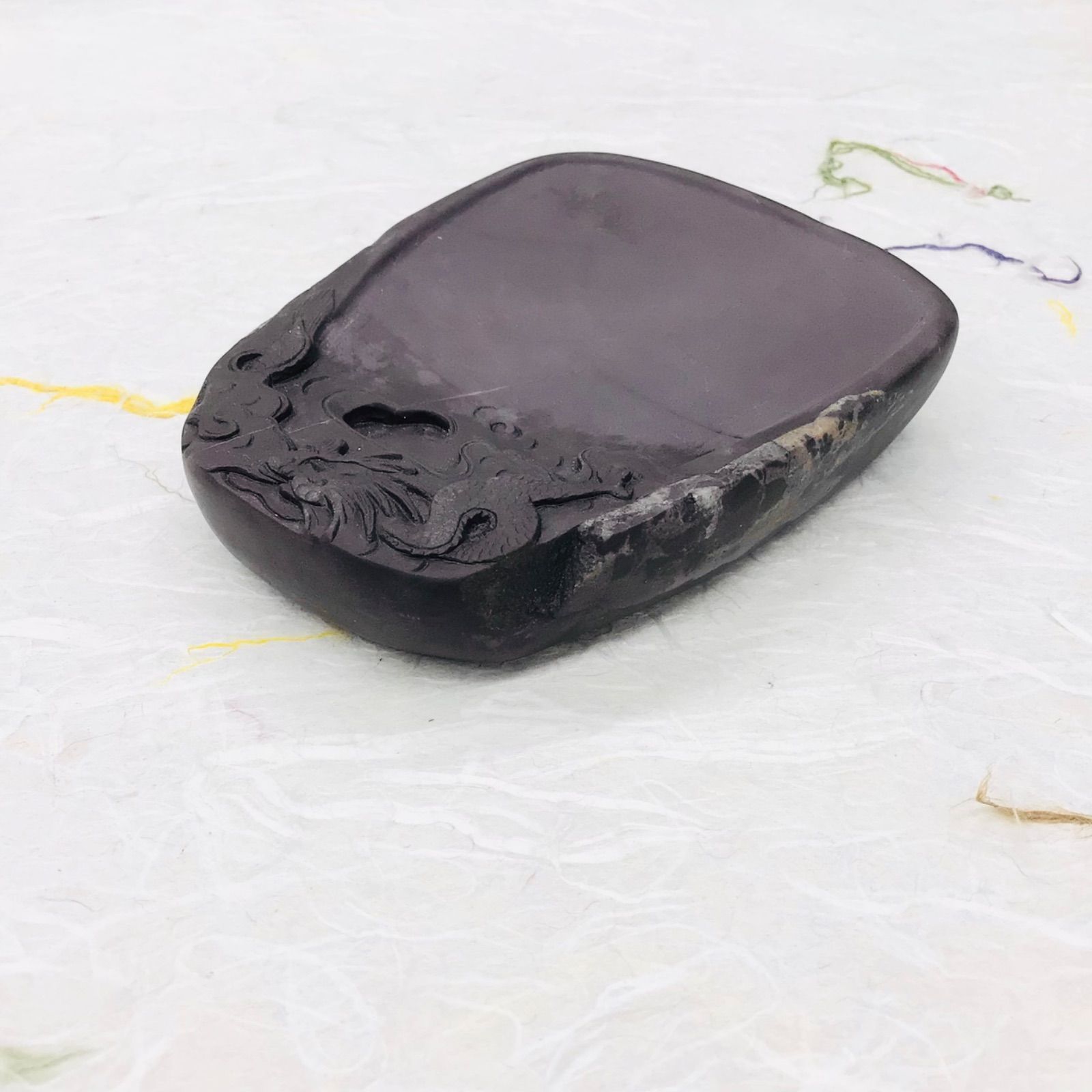 端渓硯 老坑 (ク) 麻子坑 文房四宝 老坑水巌石 こすら 端渓硯