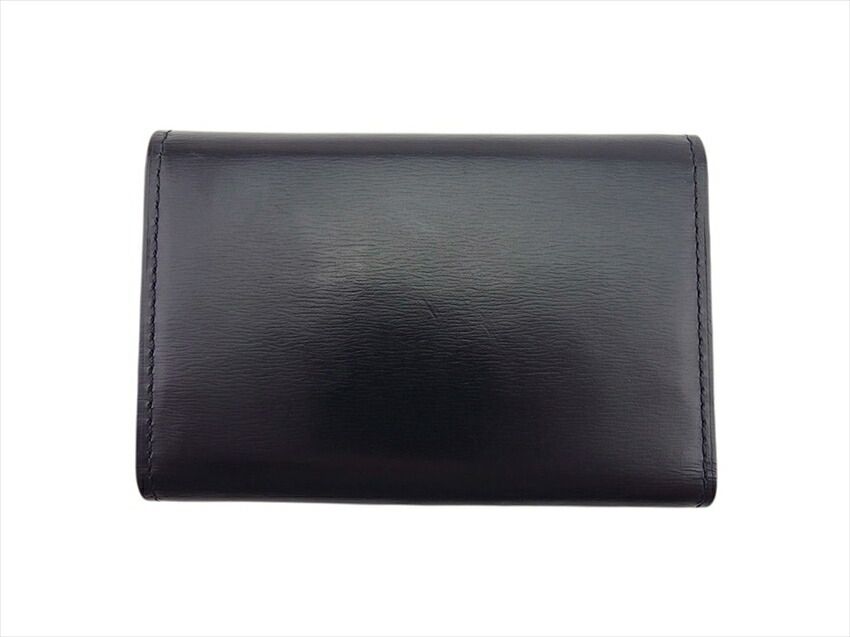 ダンヒル Dunhill キーケース dプレート ブラック×シルバー レディース