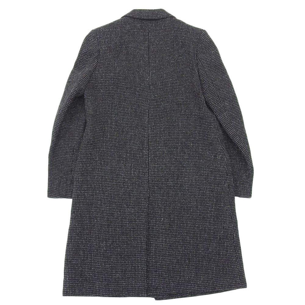 【値下げ】マーガレットハウエル　ツイード　チェスターコートブラック　黒　M 美品✨マーガレットハウエル ハリスツイード チェスターコート 2